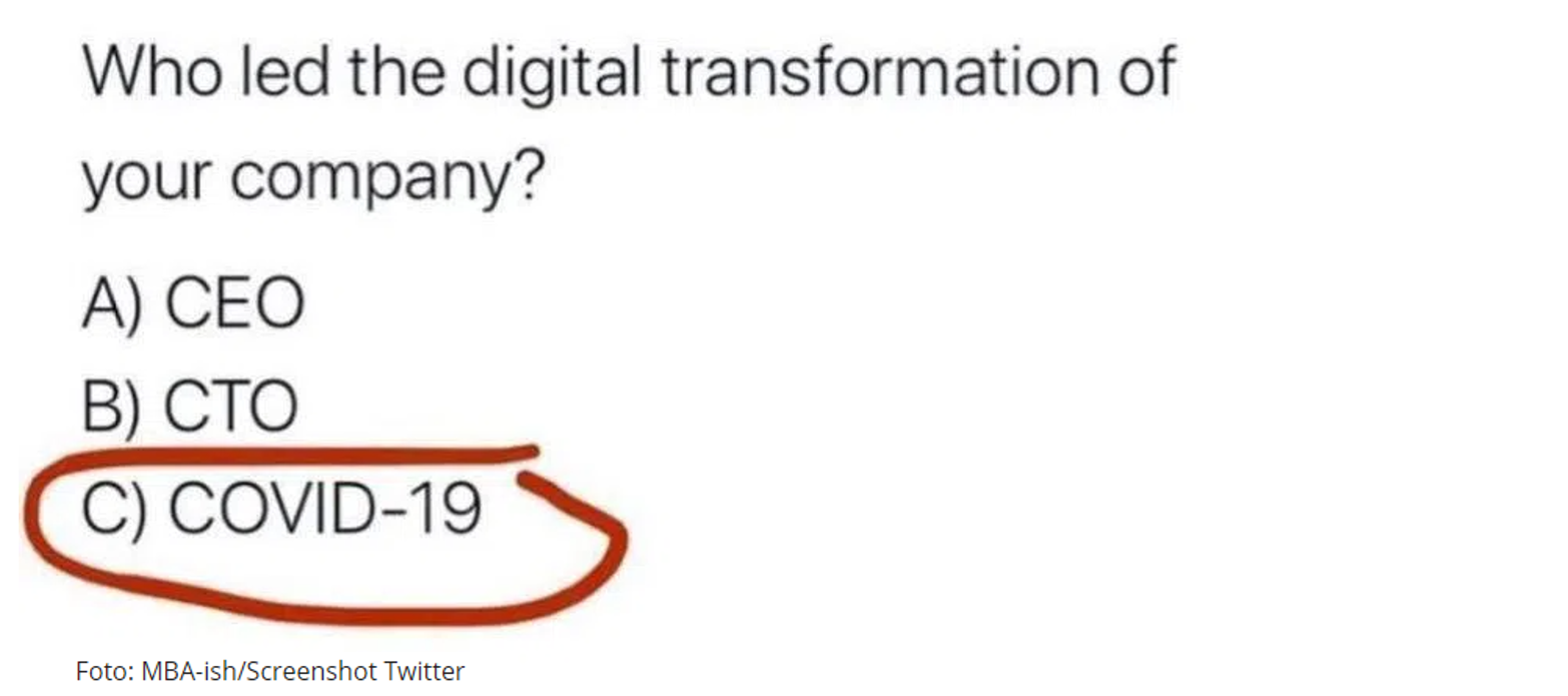 Who led digital Transformation